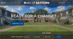 Desktop Screenshot of oaksofbaytown.com